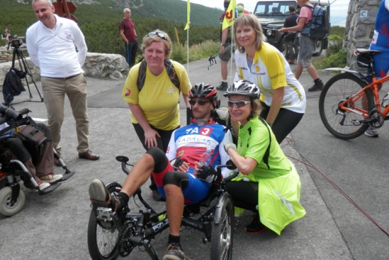 Charitatívna akcia Káčer na bicykli 2015
