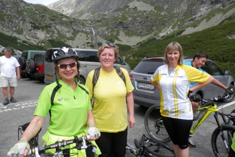 Charitatívna akcia Káčer na bicykli 2015
