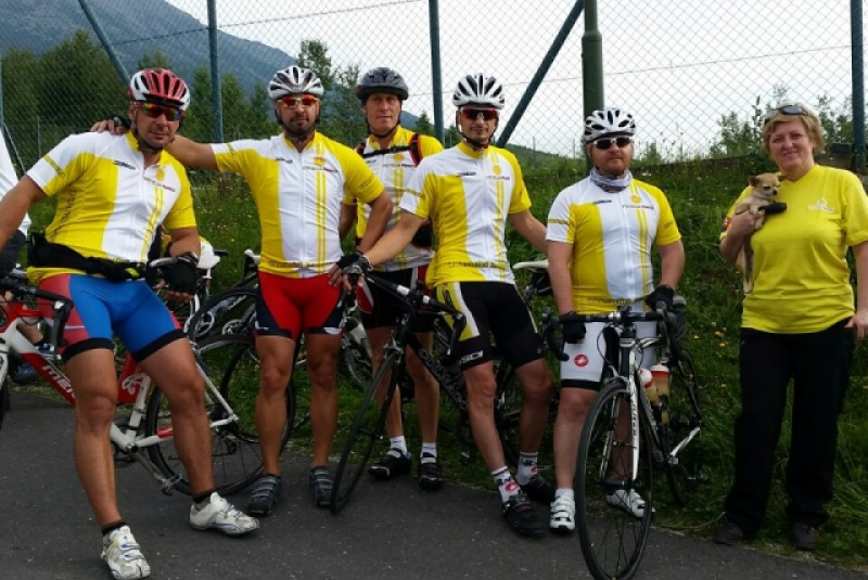 Charitatívna akcia Káčer na bicykli 2015